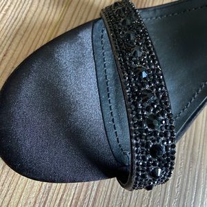 Rhinestone prom shoe heel
